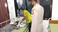 kecelakaan di Jalan Tjilik Riwut kilometer 31 Desa Cempaka Mulia Barat