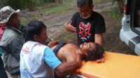 kecelakaan kerja egrek patah