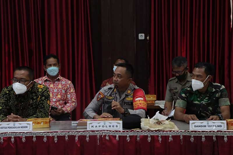 Polisi Siapkan Layanan Vaksinasi di Pintu Masuk Lamandau