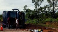 Status Sopir dan Kernet Logos Masih Terperiksa kecelakaan bus logos 