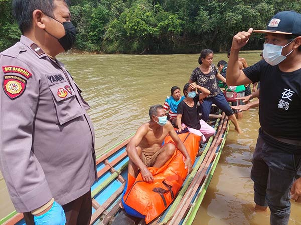 Satu korban hilang karamnya kelotok di perairan muara Sungai Bahio anak Sungai Miri Kabupaten Gunung Mas (Gumas) meninggal dunia