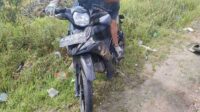 tabrakan motor dan mobil di katingan