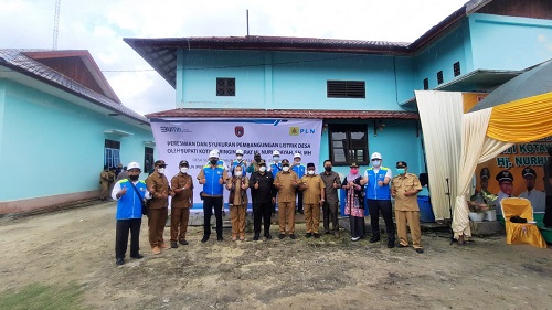 Desa Bedaun dan Sungai Sekonyer teraliri listrik