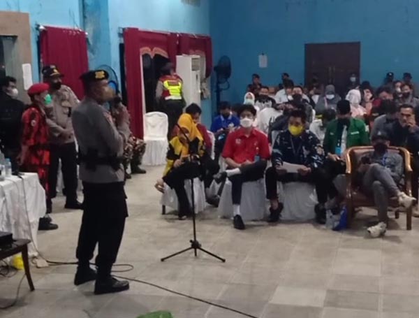 Kericuhan yang kerap mewarnai Musyawarah Daerah XV DPD KNPI Kalimantan Tengah menjadi atensi serius aparat kepolisan