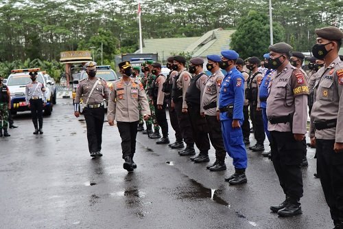Polres Pulpis Gelar Apel Operasi Lilin Telabang 2021