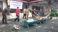 Kejaksaan Negeri Sukamara lakukan pemusnahan barang bukti
