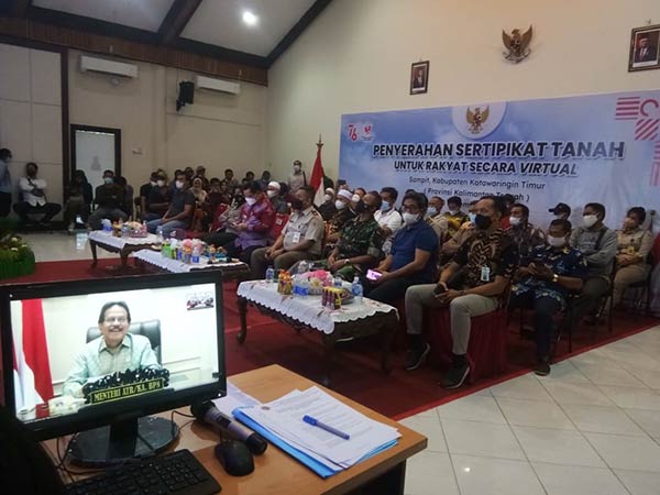 Pemerintah Kabupaten Kotawaringin Timur (Kotim) bersama Agraria dan Tata Ruang-Badan Pertanahan Nasional (ATR-BPN) Kotim