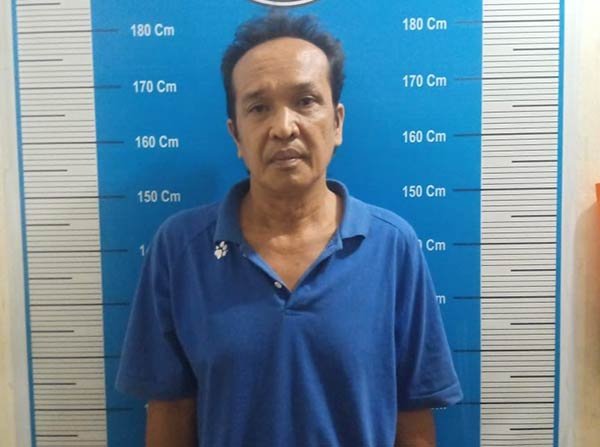 SABU Suger Menor (47) warga Jalan Cristopel Mihing Palangka Raya diringkus aparat kepolisian