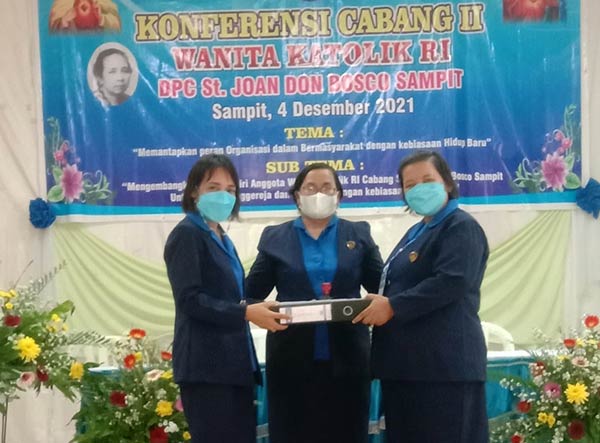 Konferensi cabang (Konfercab) II Wanita Katolik Republik Indonesia (WK) RI Dewan Pengurus Cabang (DPC) St Joan Don Bosco Sampit