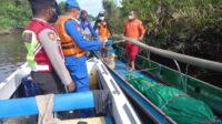 Kelotok Terbalik Satu Tewas Tenggelam di sungai katingan