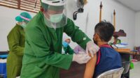 Target vaksinasi dosis pertama di Kabupaten Kotawaringin Timur (Kotim) hampir tercapai