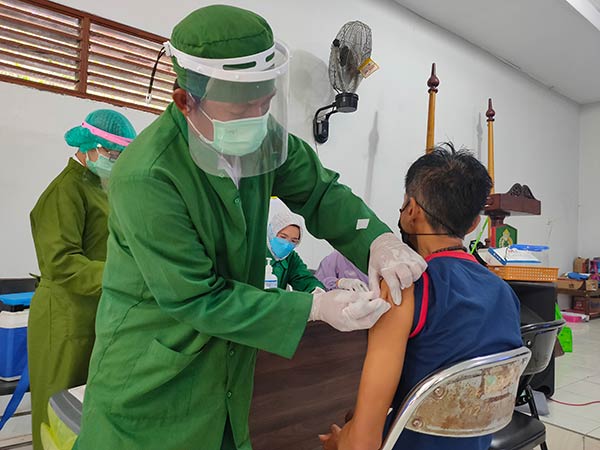 Target vaksinasi dosis pertama di Kabupaten Kotawaringin Timur (Kotim) hampir tercapai