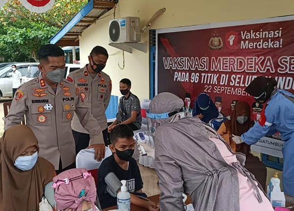 Polres Pulang Pisau (Pulpis) terus mengimbau masyarakat agar mengikuti vaksinasi Covid-19