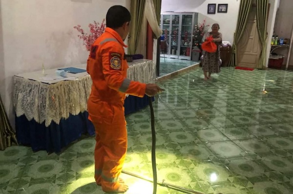 Tim Animal Rescue Pemadam Kebakaran Kotawaringin Barat (Kobar) panen tangkapan