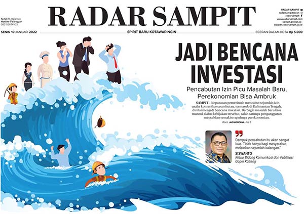 pencabutan izin usaha kehutanan dan perkebunan kelapa sawit