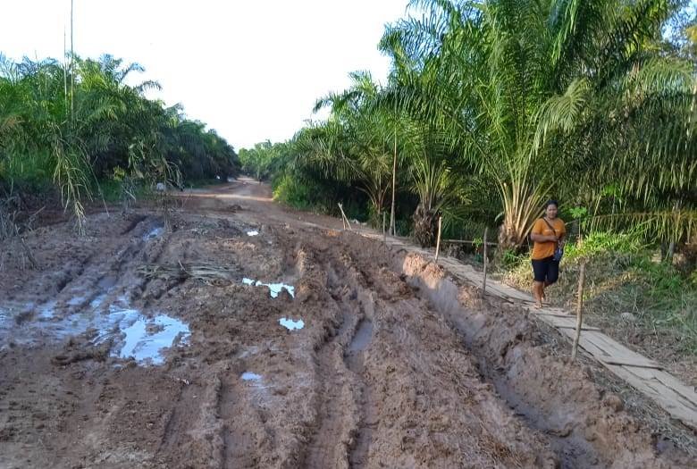 JALAN TATAS BUNGUR Jalan Tatas Bungur Jadi Bubur