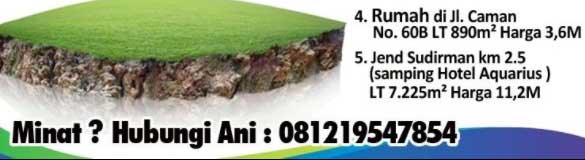 jual tanah shm di sampit