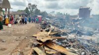 Musibah kebakaran yang melanda pasar tradisional di Desa Pundu Kecamatan Cempaga Hulu menyisakan nestapa bagi sejumlah korban