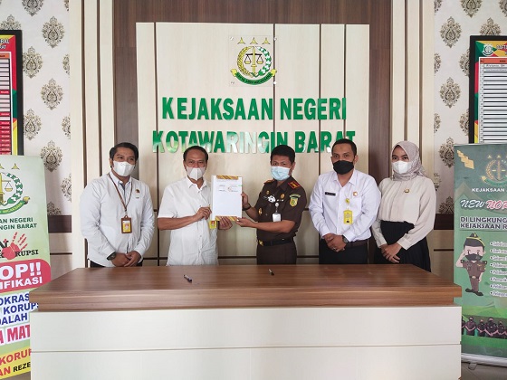 Kejari Kobar Terima Surat Kuasa Khusus Dari BPN