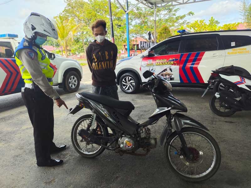 Knalpot Racing,Satlantas Polres Kapuas