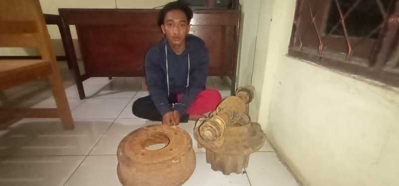 Maling Dinamo Dibekuk Berkat Rekaman CCTV