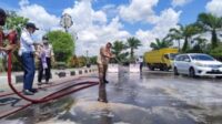Tumpahan Solar,Bundaran Balanga Sampit