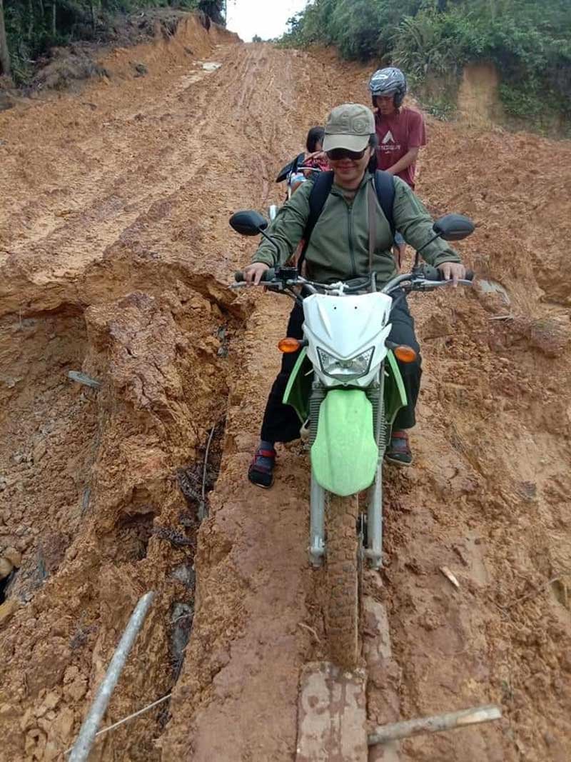 Jalan Rusak,Kecamatan Kapuas Hulu