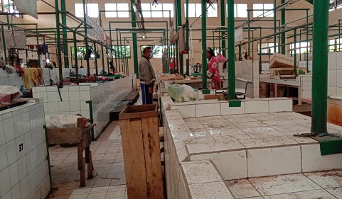 Pasar Palagan Sari Mulai Ditinggalkan