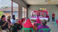 Pada peringatan Hari Gizi Nasional (HGN) 25 Januari Lurah Pasir Putih Kecamatan Mentawa Baru Ketapang Kabupaten Kotawaringin Timur (Kotim)