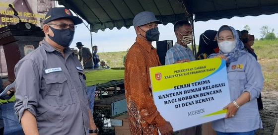 Tujuh Keluarga Terdampak Abrasi Tempati Rumah Relokasi