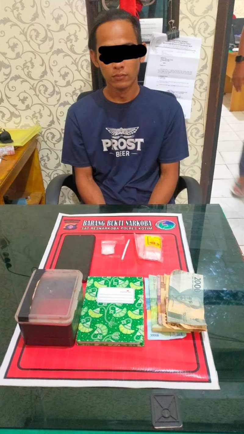 Transaksi Sabu di Belakang Kantor Desa