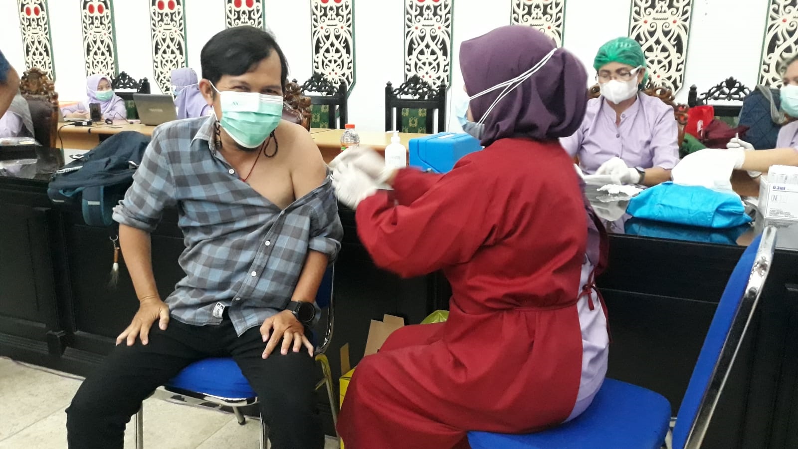 Dinas Kesehatan Kalteng,Vaksinasi Booster
