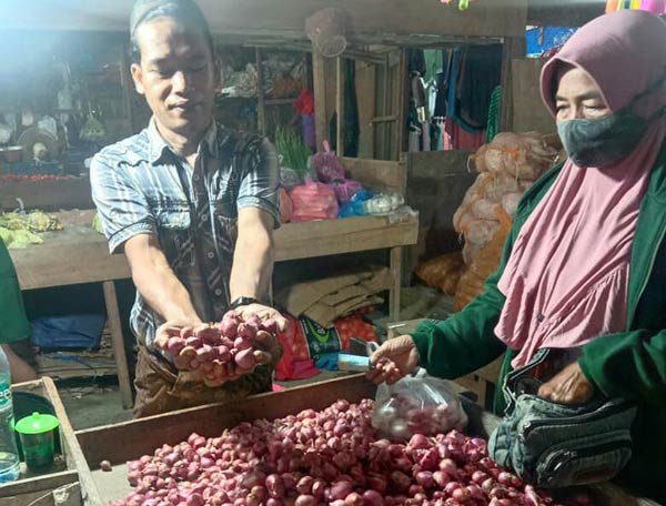 Bawang merah ilegal diduga beredar di pasaran