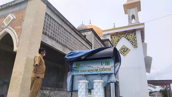 PDAM Sukamara Sediakan Air Siap Minum di Masjid Agung