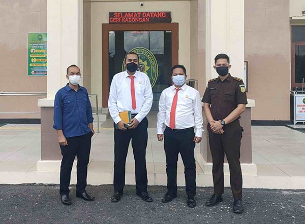 Pengadilan Negeri Kasongan menolak seluruh gugatan mantan Bendahara Dinas Pendidikan Katingan Supriady