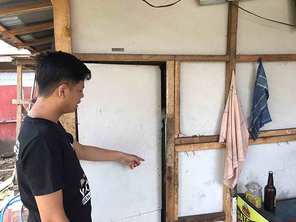 Maling menyatroni warung makan di Jalan Jenderal Ahmad Yani