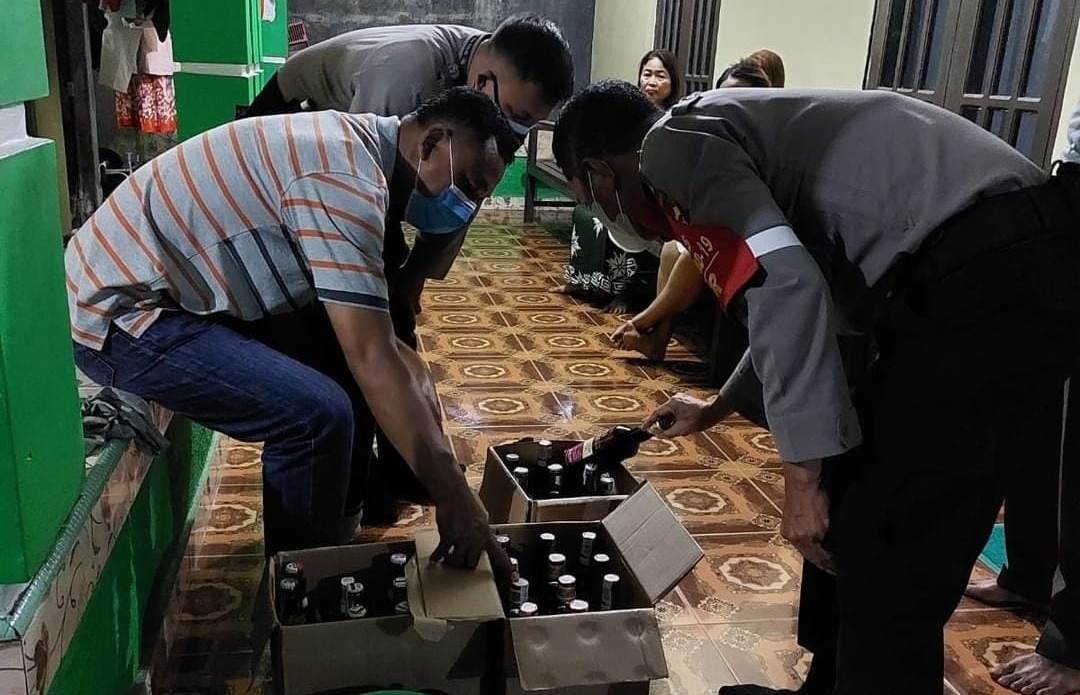 Polres Kobar Gerebek Bandar Miras Pangkalan Bun
