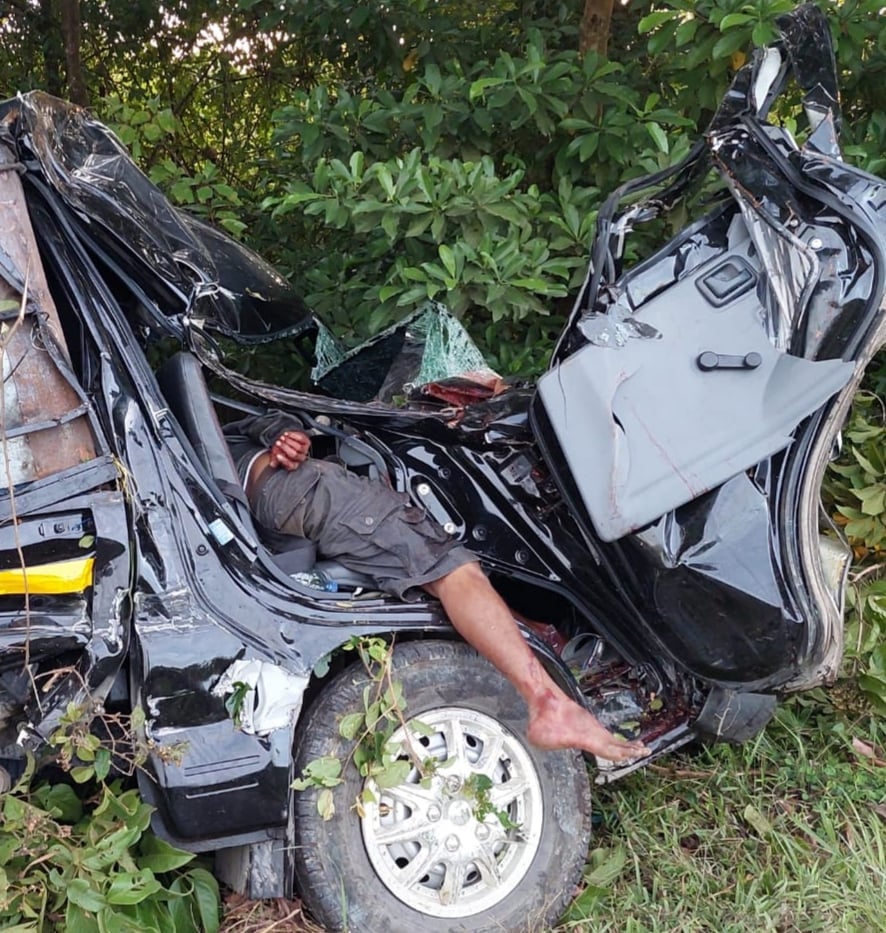 Lakalantas,Jalan Trans Kalimantan Kelurahan Mantaren II