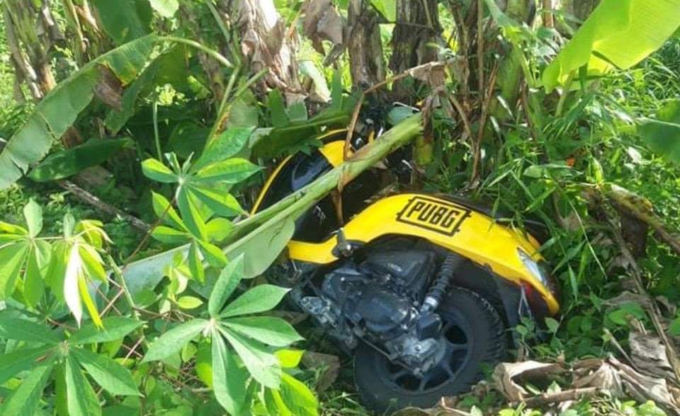 pencuri motor Amatir Buang Hasil Kejahatannya