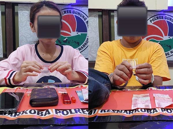 Satuan Reserse (Satres) Narkoba Kepolisian Resor (Polres) Gunung Mas (Gumas) menangkap dua pengedar narkoba jenis sabu