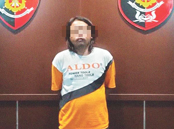 Pria yang sehari-hari sebagai pedagang itu dibekuk tim Satreskrim Polresta Palangka Raya