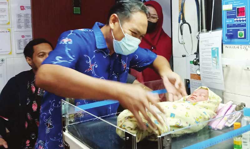 pembuangan bayi kembali terjadi di Kabupaten Kotawaringin Timur (Kotim)