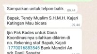 Penipu Catut Kejari katingan untuk Peras Kades
