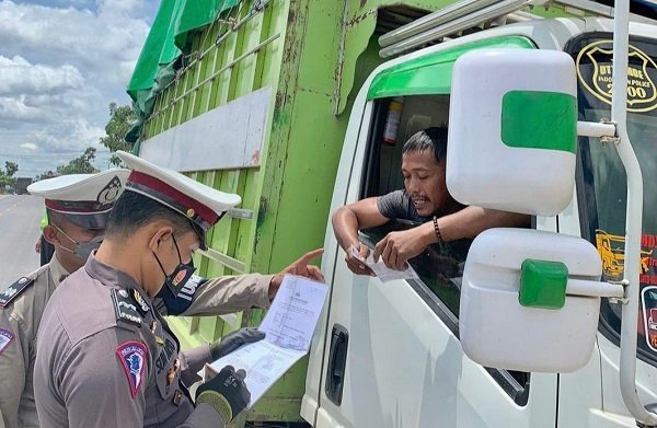 KENDARAAN ODOL Satlantas Kobar Sudah Tindak 84 Odol