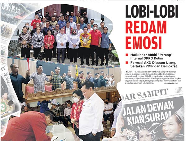 Konflik internal DPRD Kotim yang sebelumnya sempat memanas resmi berakhir