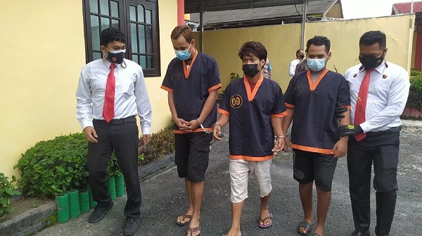 Tiga Kurir Sabu Dijebloskan ke Penjara
