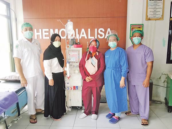 Layanan pasien cuci darah di Instalasi Hemodialisa Rumah Sakit Umum Daerah (RSUD) dr Murjani Sampit terus mengalami peningkatan