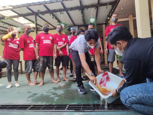 satres narkoba polres kotim,sabu,sabu-sabu dimusnahkan Polres Kotim