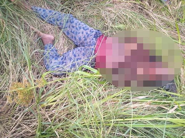 Nenek Meninggal di Kebun dengan Wajah Rusak