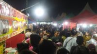 kerumunan ,penutupan,Kerumunan Bazar Begoyap Tak Terbendung Saat Malam Penutupan
